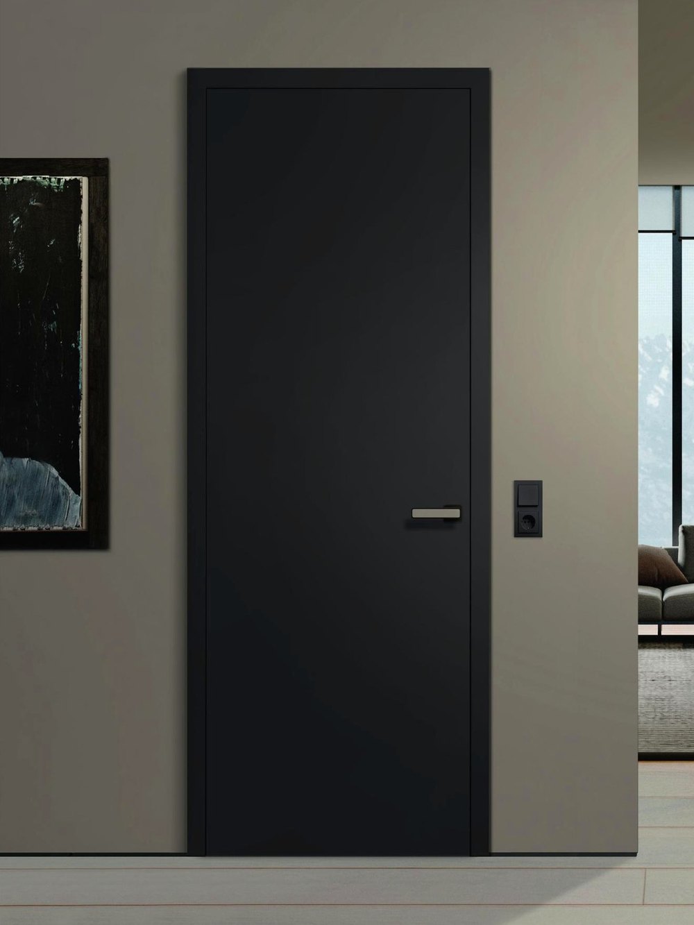 Glatt · UM Schwarz · 2222 mm — Exclusive Doors