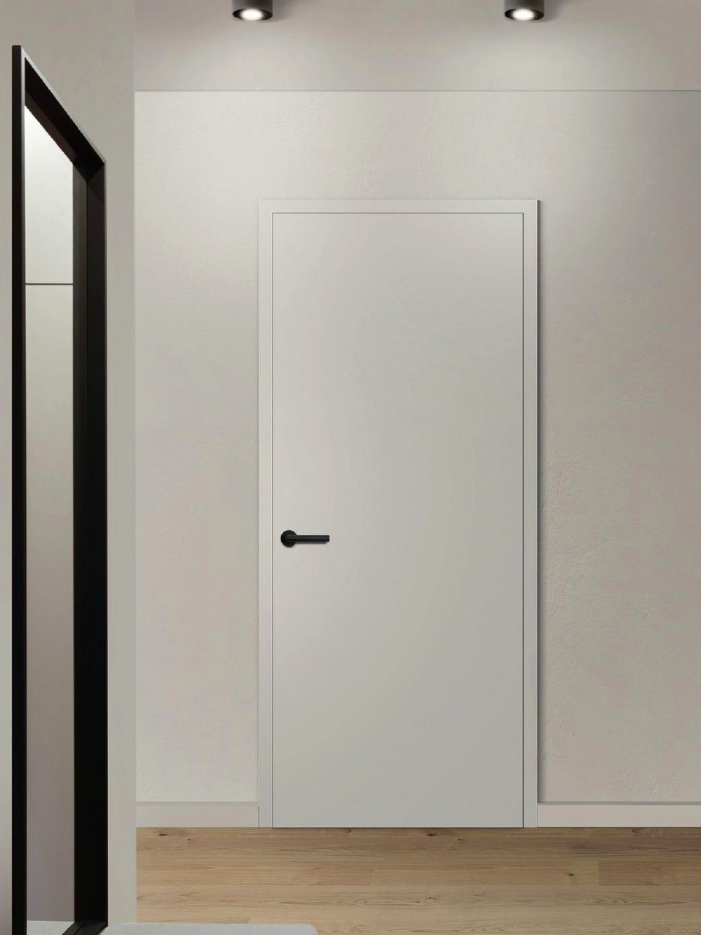 Usa HGM Glatt Design-WC · Seidengrau — UIHGVO09