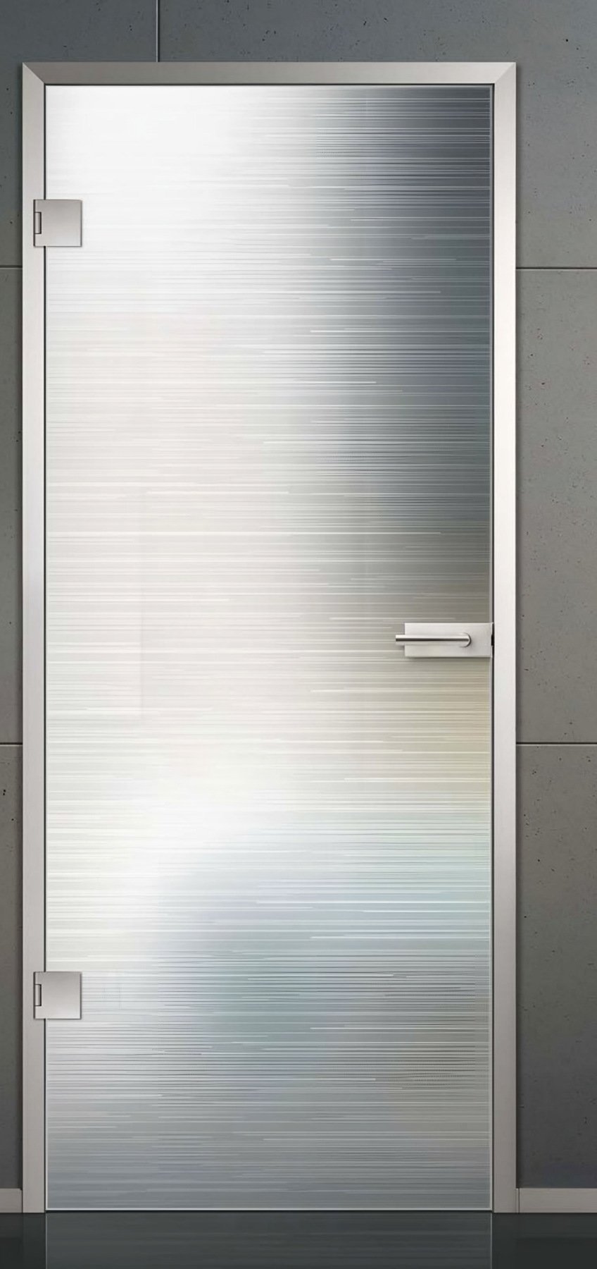 Usa de sticla Parione matt Classic White — UILHSSLP02