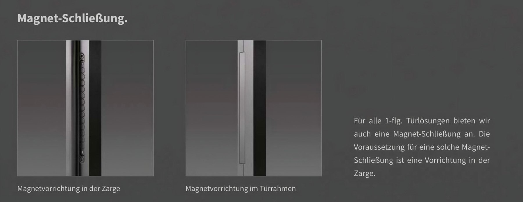 Magnet-Schließung