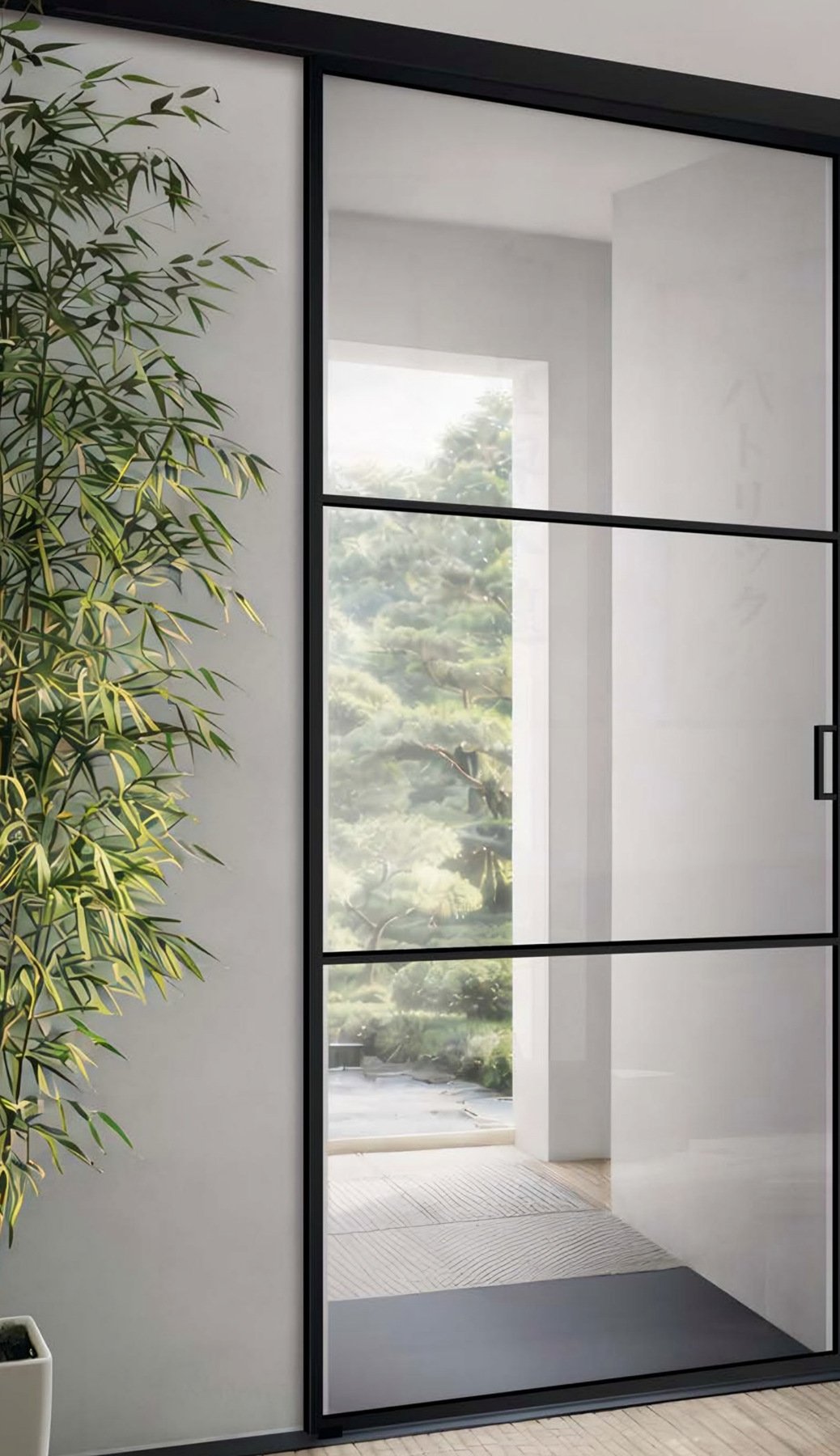 Usa de sticla loftPlus Typ 3, glisantă, Klarglas — UILHSSLS15