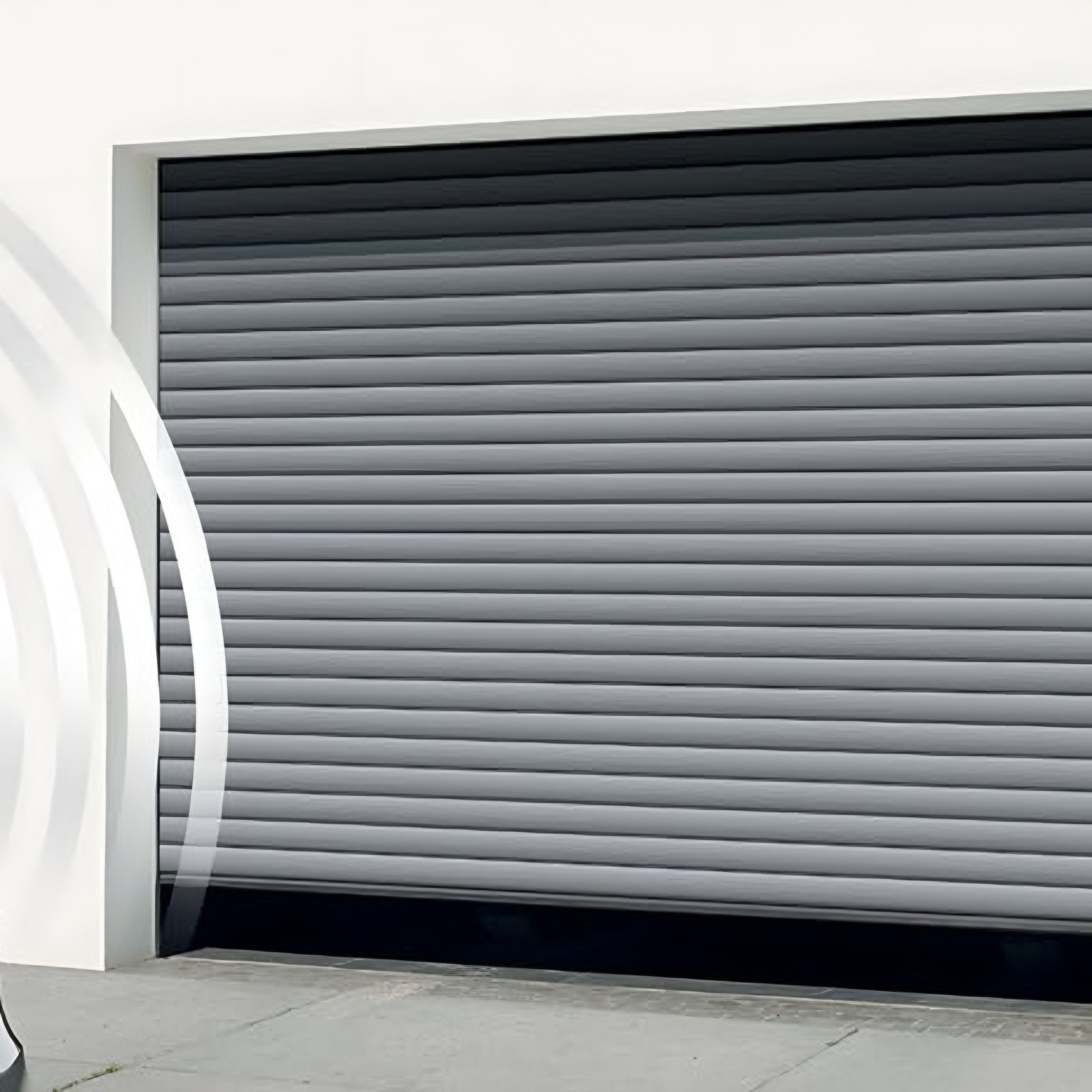 Usa de garaj Hormann pe casa moderna — Exclusive Doors